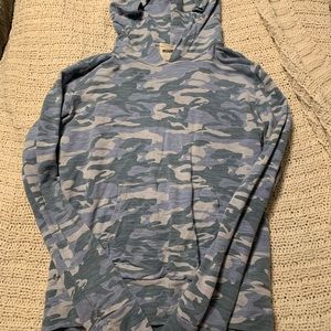 monrow camo hoodie